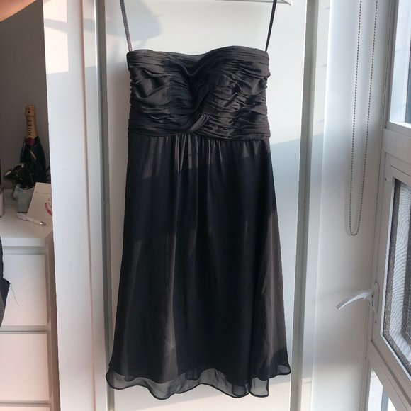 Back strapless dress - new with a tag - size 2 - Picture 4 of 6